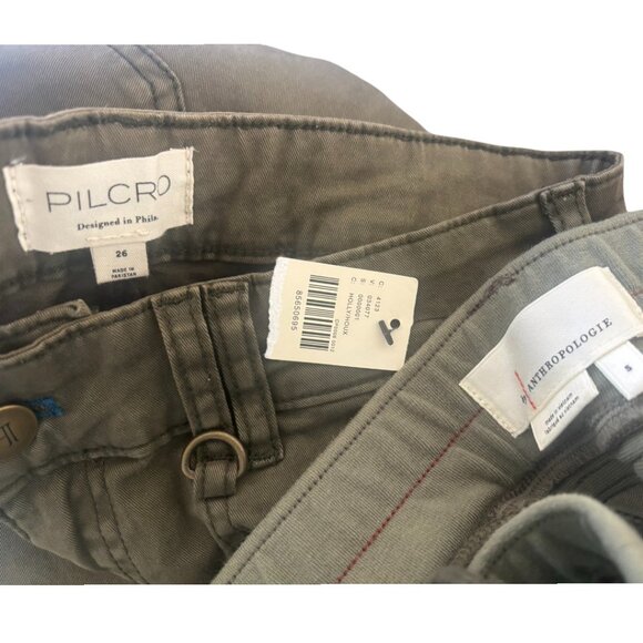 BUNDLE OF PILCRO HOLLY JEANS 26" NWT ANTHROPOLOGIE JOGGERS SMALL EUC - Picture 5 of 6